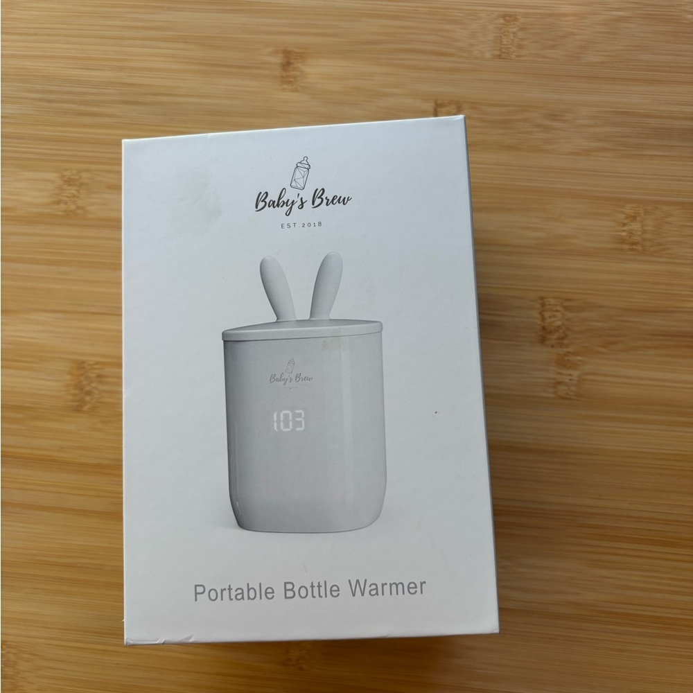 Baby’s Brew White Portable Bottle Warmer